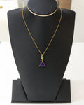 Heart & Soul Pendant – African Amethyst & Peridot