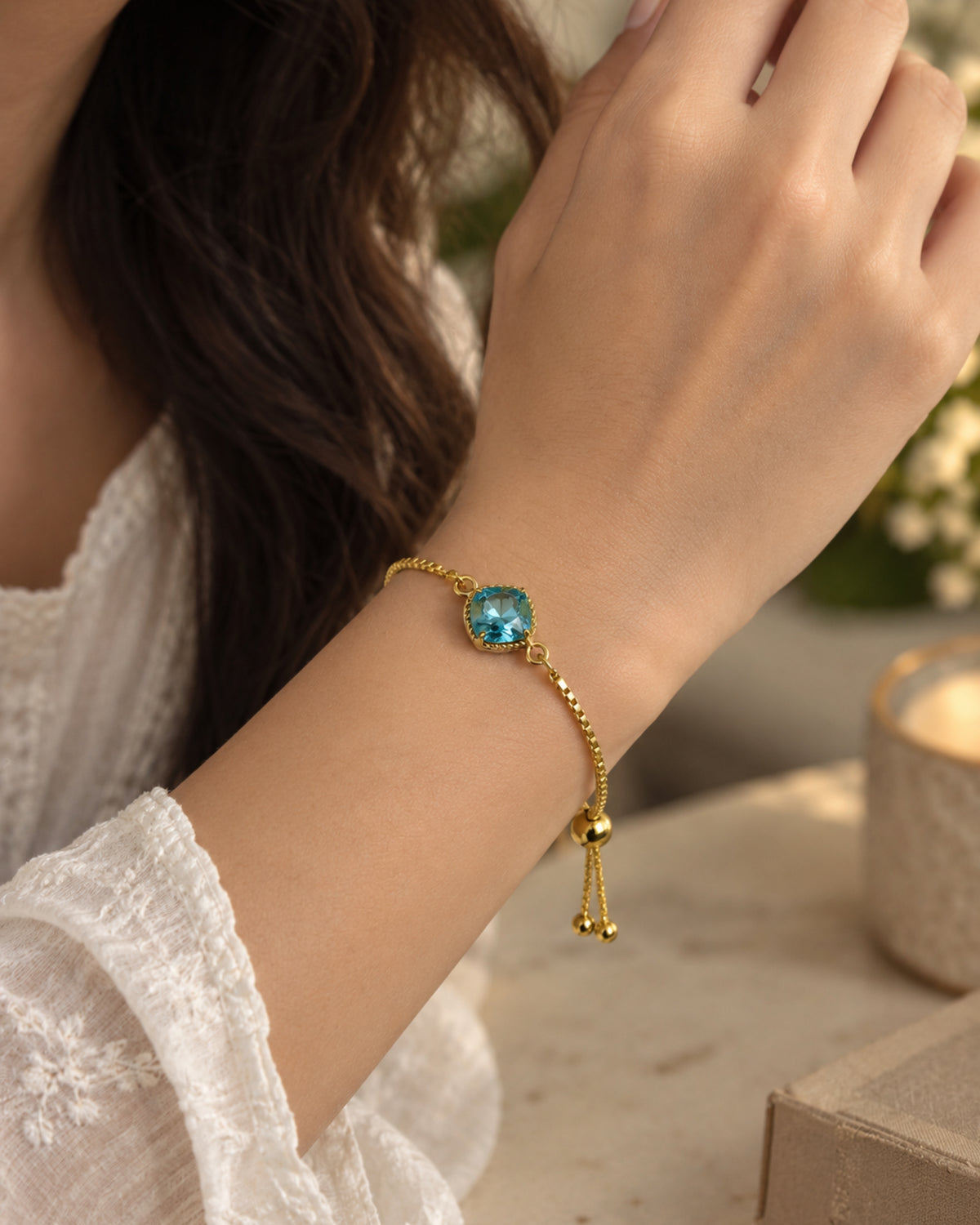 Expression Flow Bracelet – Sky Blue Topaz