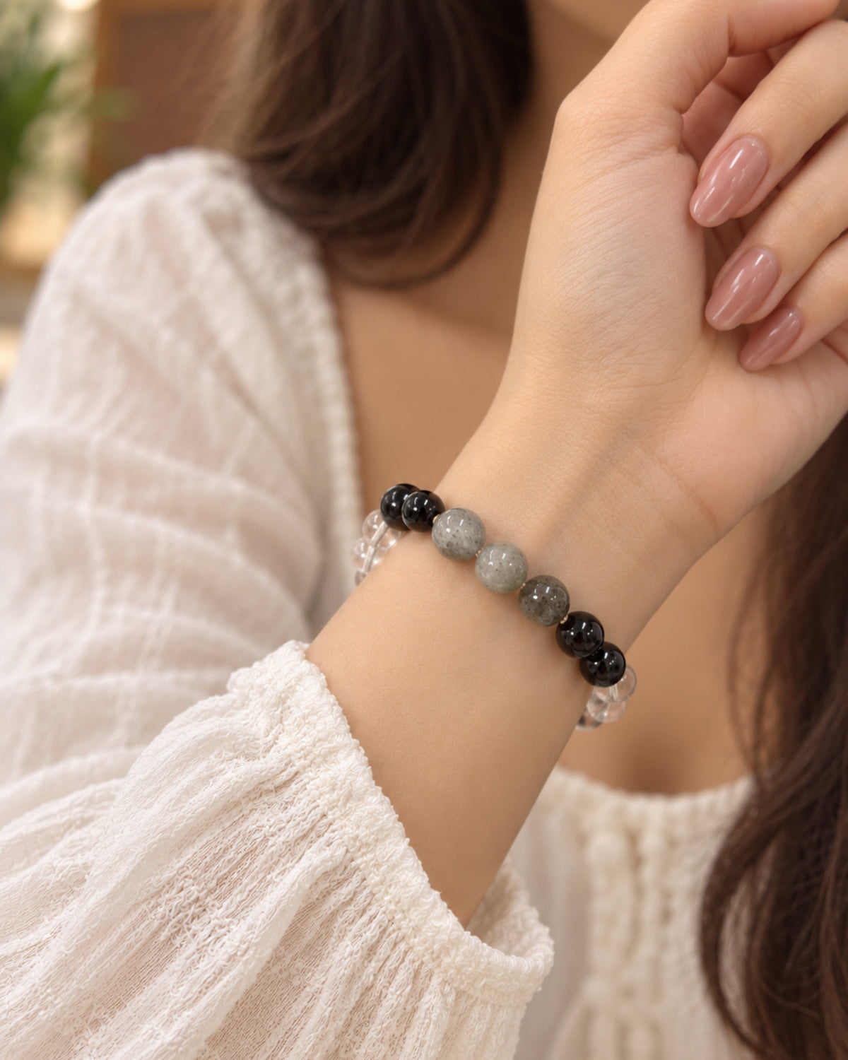 Mulank 4 Bracelet with Labradorite & Tiger's Eye