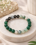 Mulank 5 Bracelet with Green Aventurine & Tree Agate