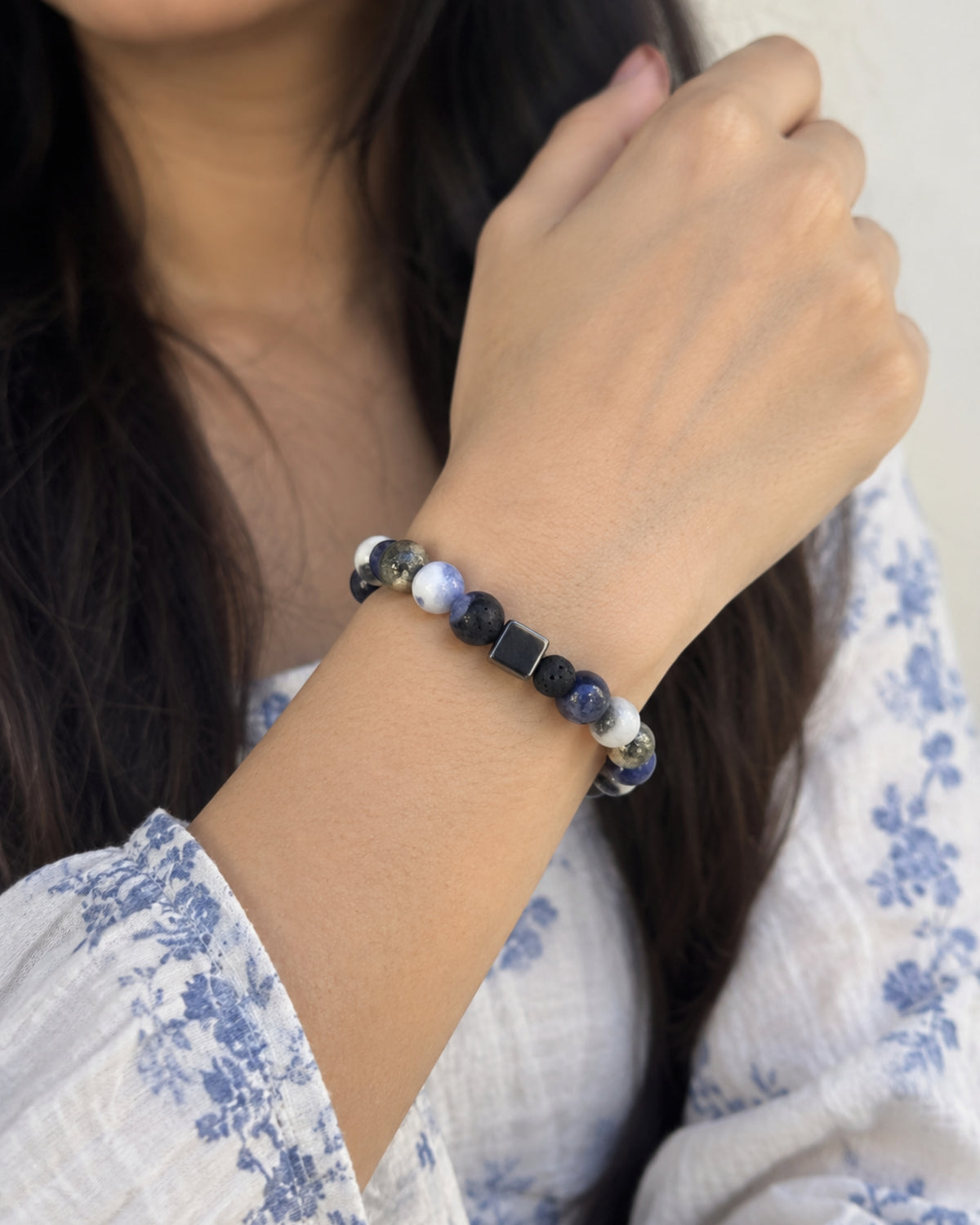 Mulank 8 Bracelet with Pyrite & Sodalite