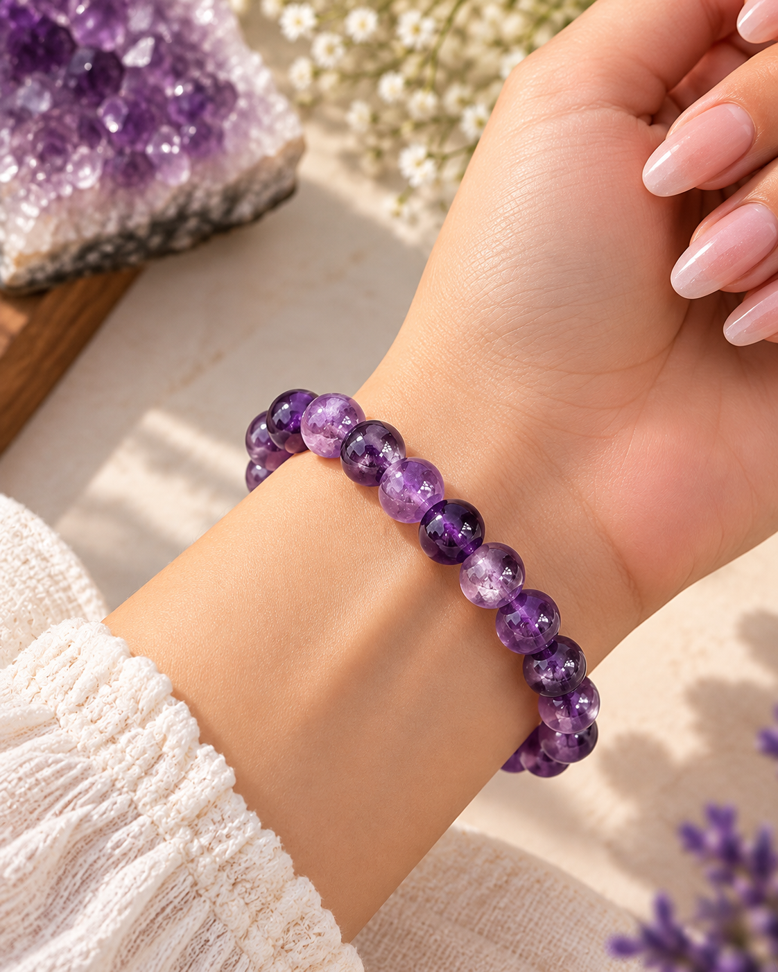 Master Healer Amethyst Bracelet