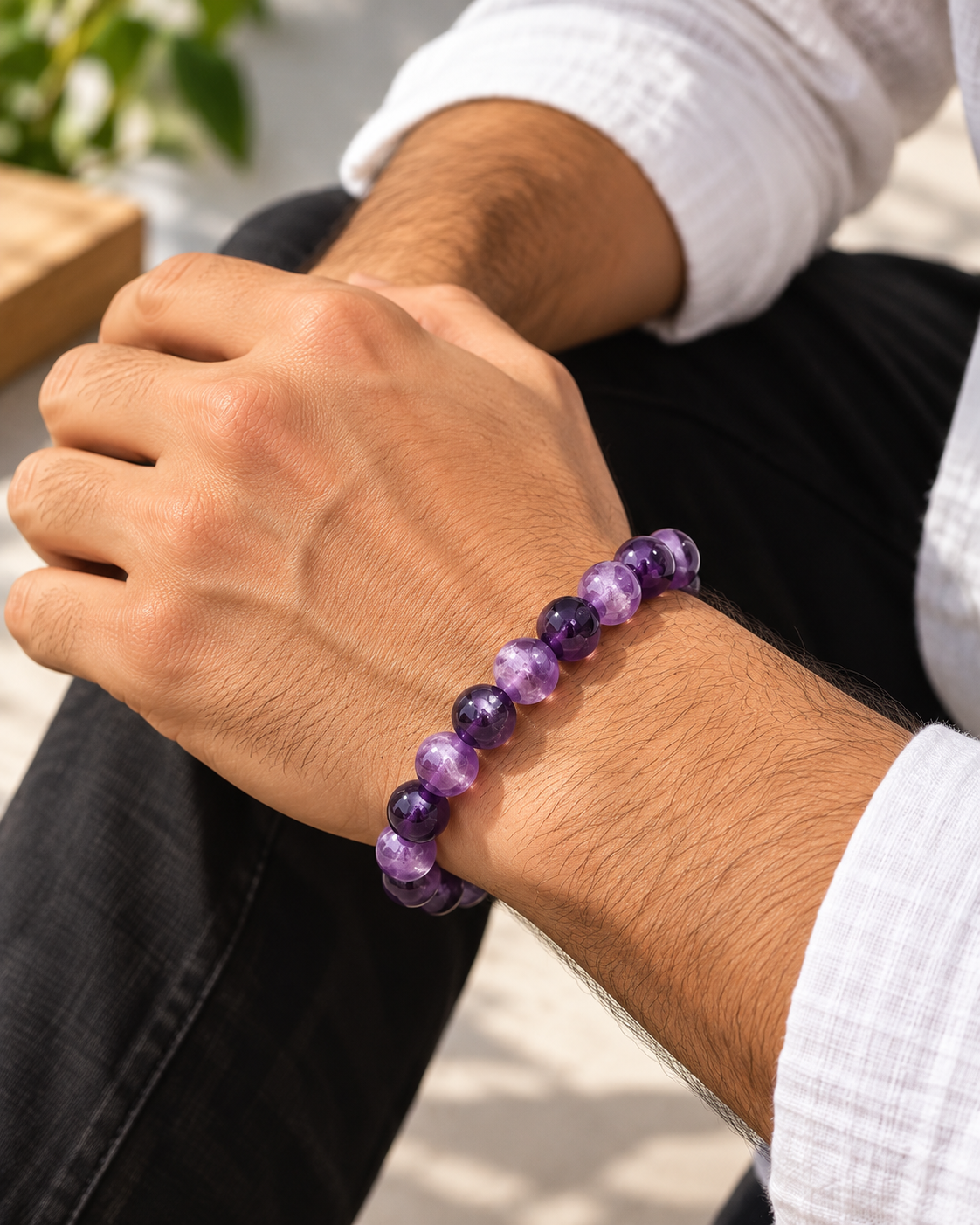 Master Healer Amethyst Bracelet