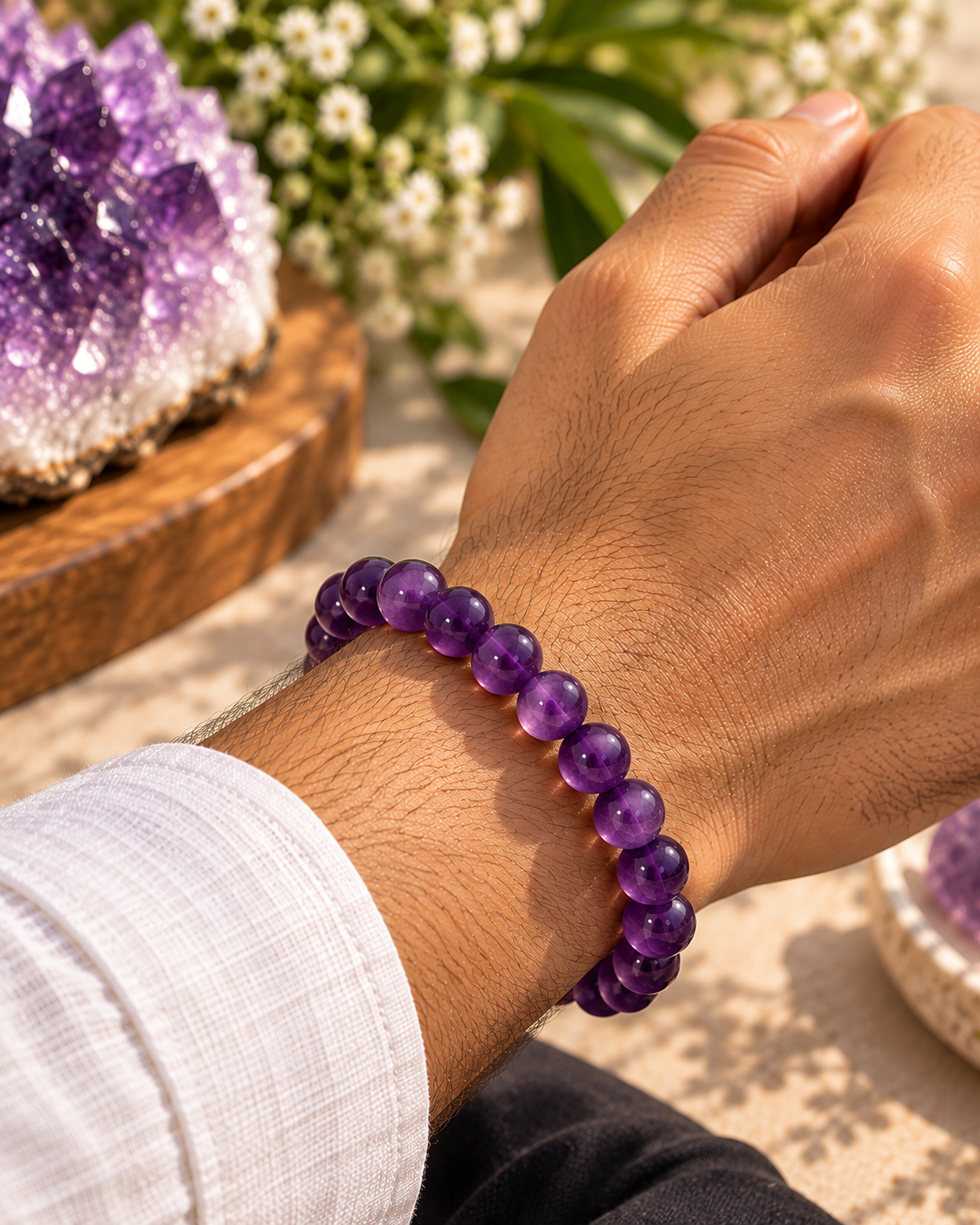 Master Crystal Clear Quartz Bracelet