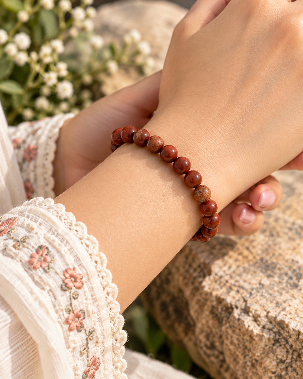 Red Jasper Courage Bracelet