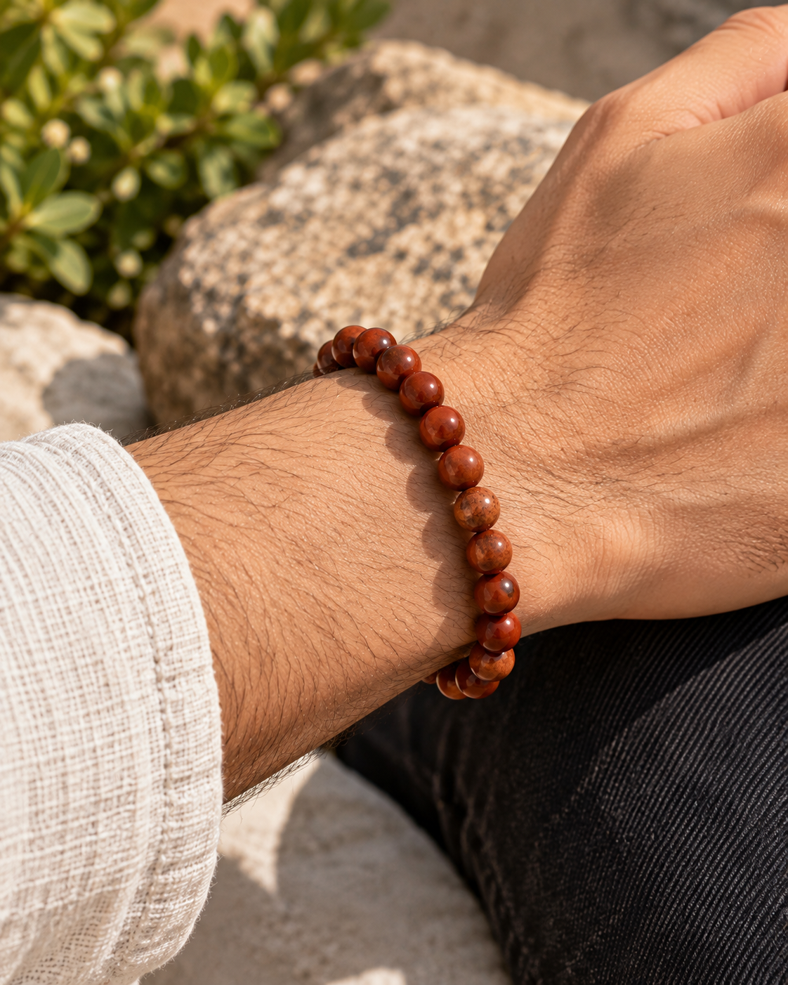 Red Jasper Courage Bracelet